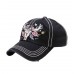 Embroidered vintage style Hobo baseball cap washedlook detail New Free Shipping  eb-84621087